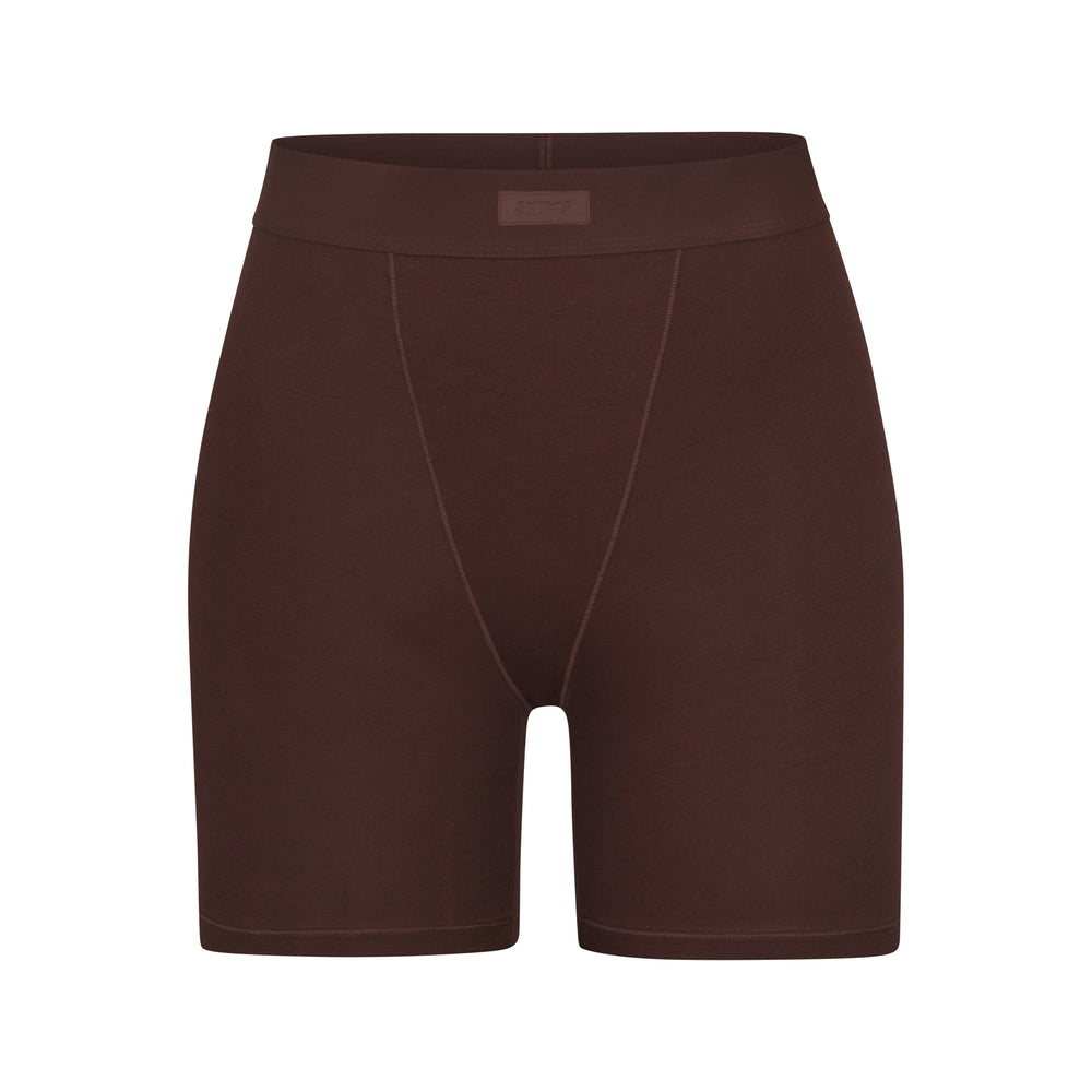 Skims BOYFRIEND Boxer Shorts Cocoa | MHUE20637