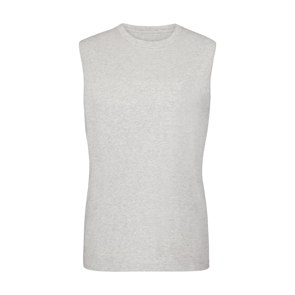 Skims BOYFRIEND MUSCLE Tank Light Heather Grey | DUNO04891