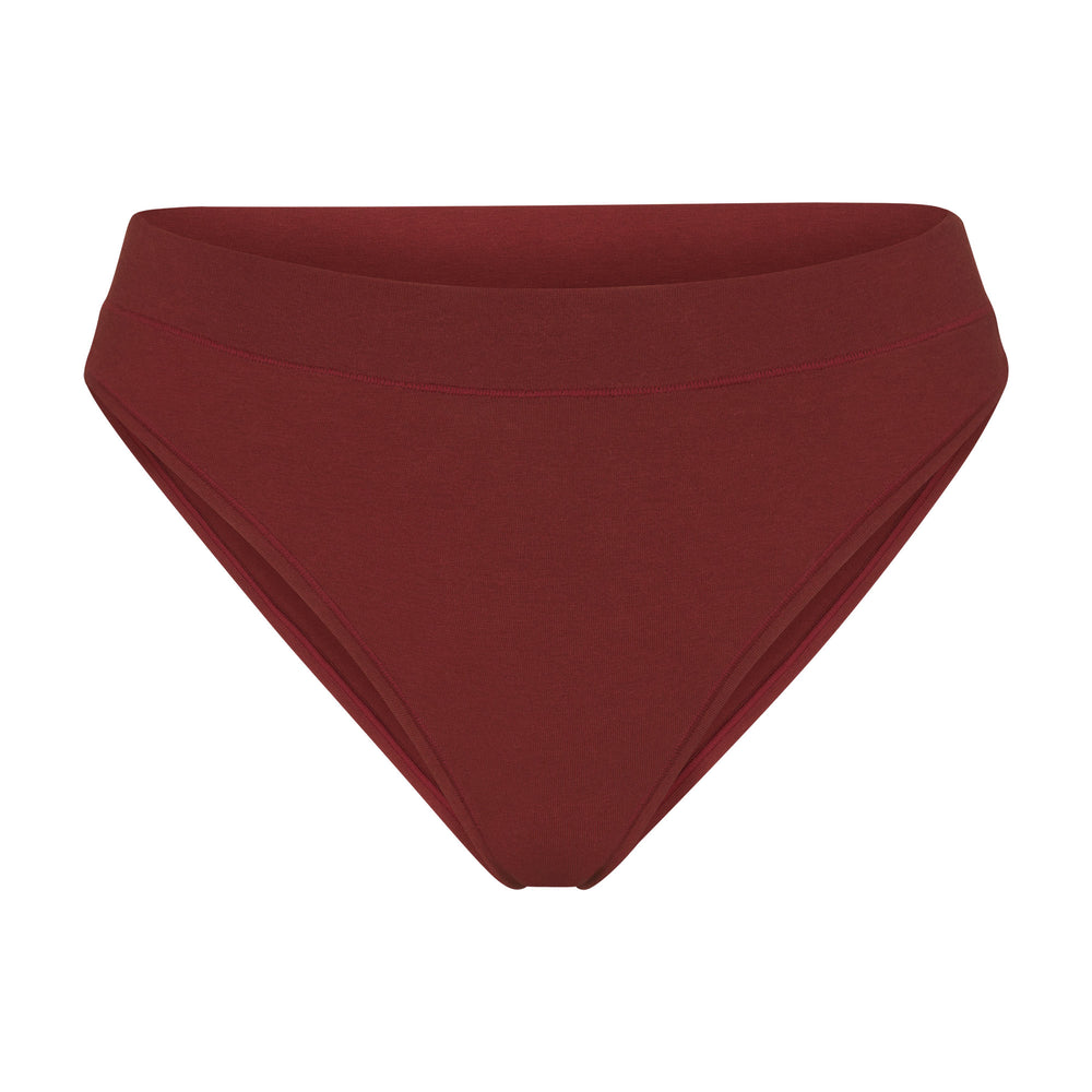 Skims COTTON JERSEY CHEEKY Tanga Sangria | NKTI61358