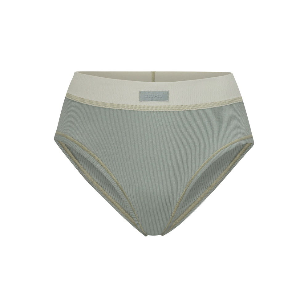 Skims COTTON RIB MID RISE Brief Mineral | FPXT75382