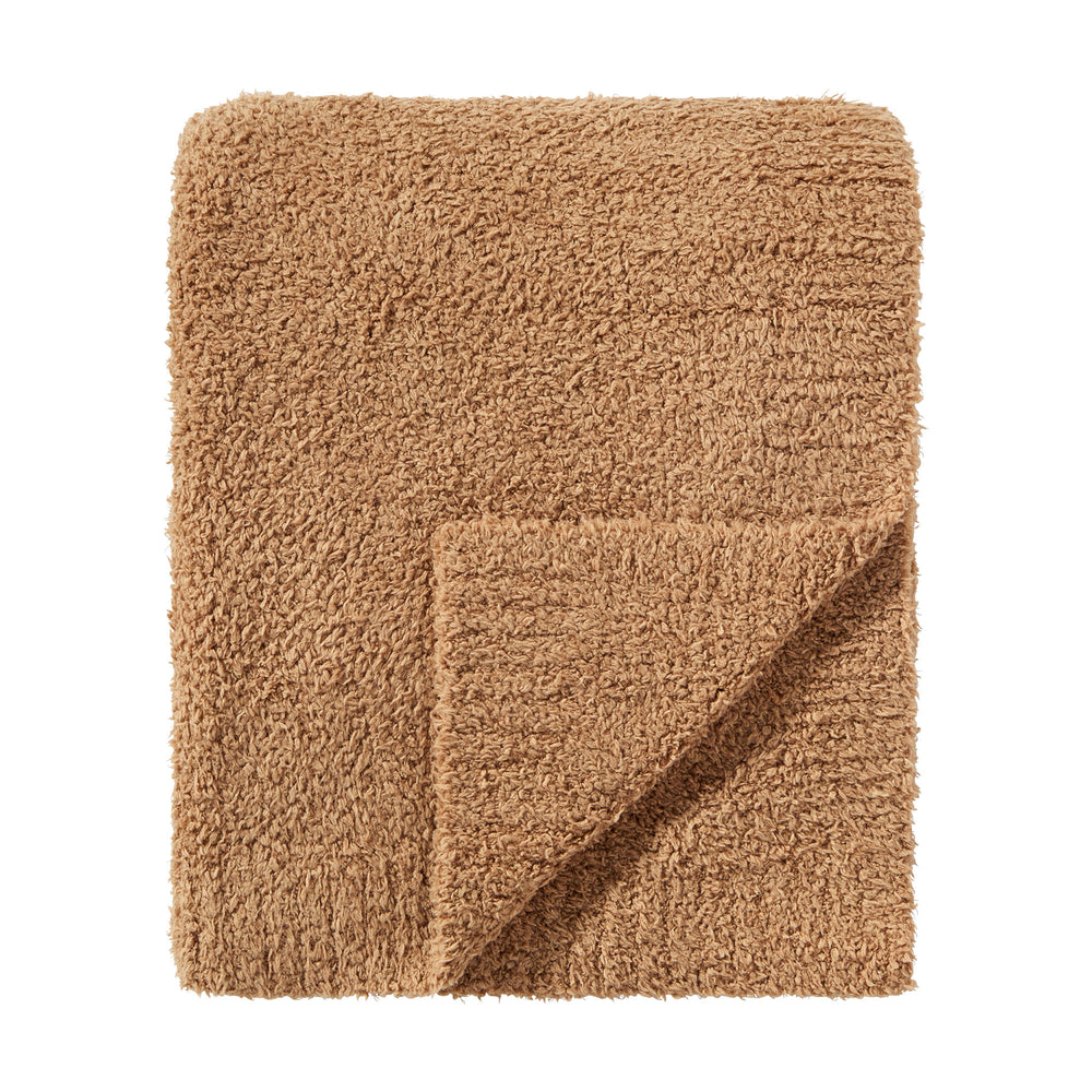 Skims COZY KNIT Blanket Camel | ZRXO53480