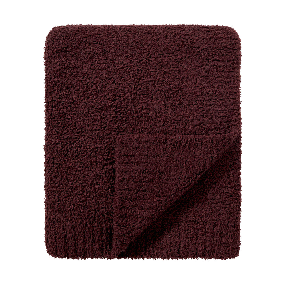 Skims COZY KNIT Blanket Garnet | QHUE76403