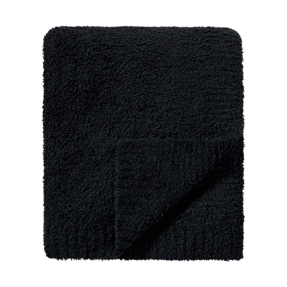 Skims COZY KNIT Blanket Onyx | XTIB25361