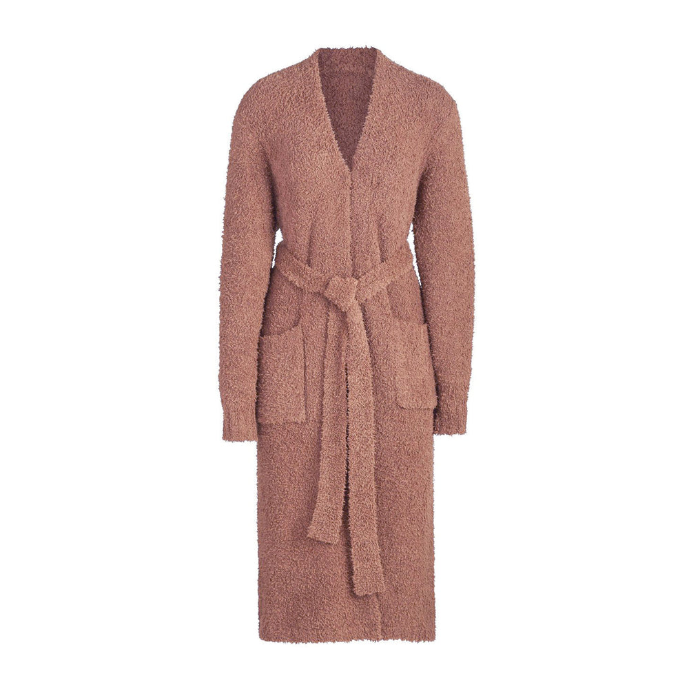 Skims COZY KNIT Robe Rose Clay | GCUA25160