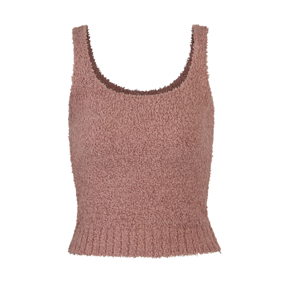 Skims COZY KNIT Tank Rose Clay | XICT82167