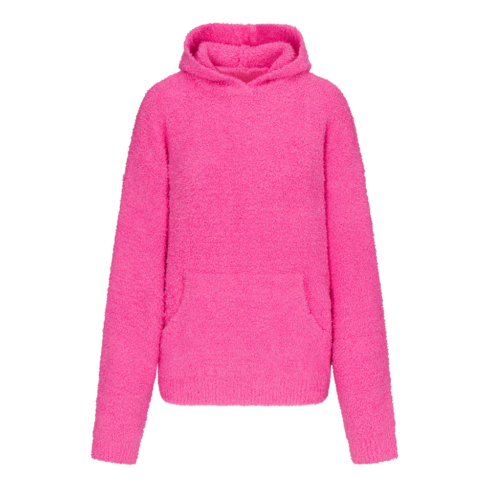 Skims COZY KNIT UNISEX Hoodie Pink | TIWC69807