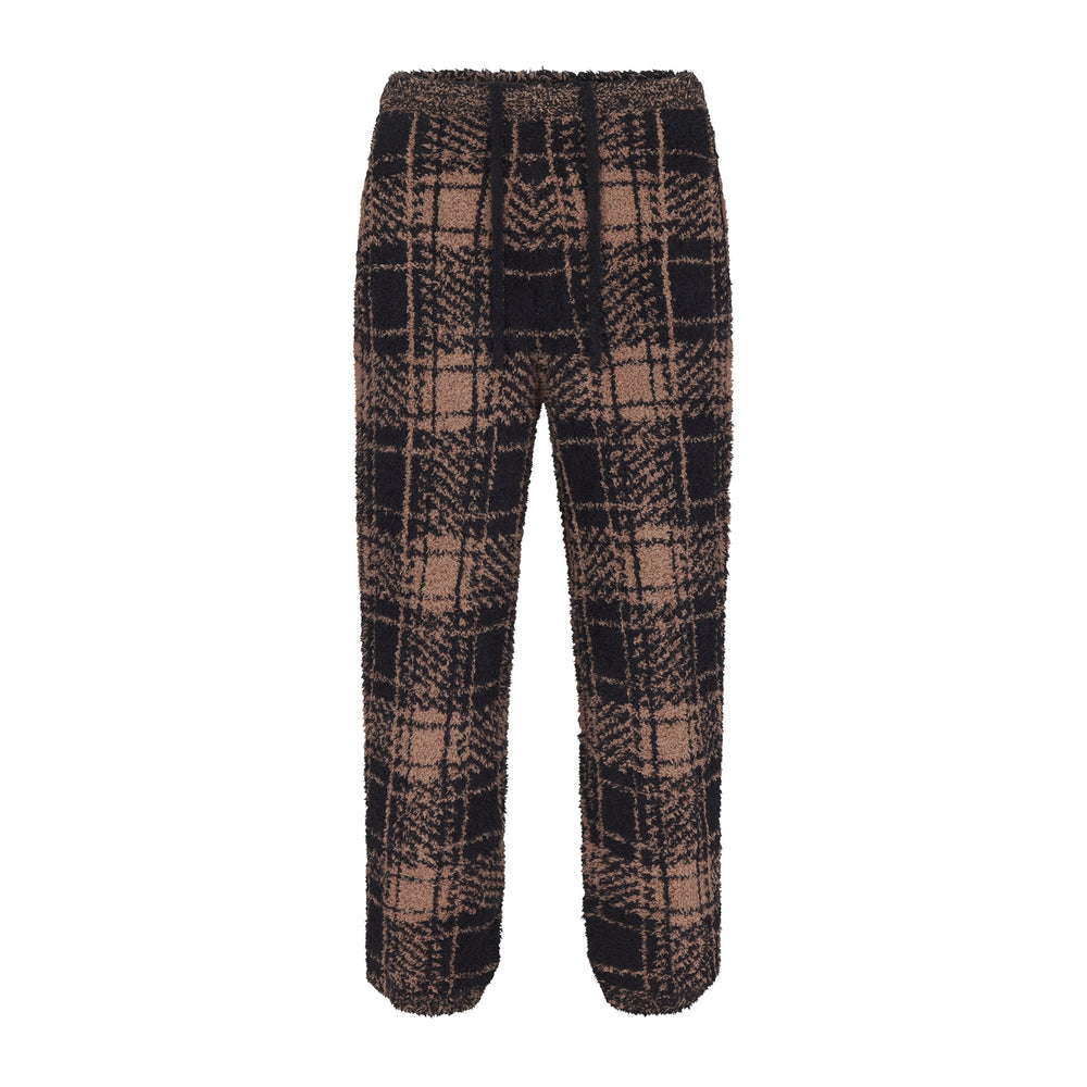 Skims COZY KNIT UNISEX Joggers Plaid | KQGX81754