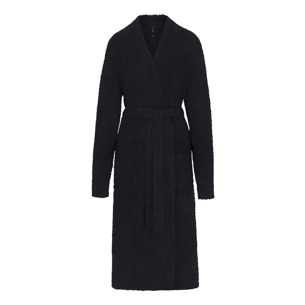 Skims COZY KNIT UNISEX Robe Onyx | HWOL78305