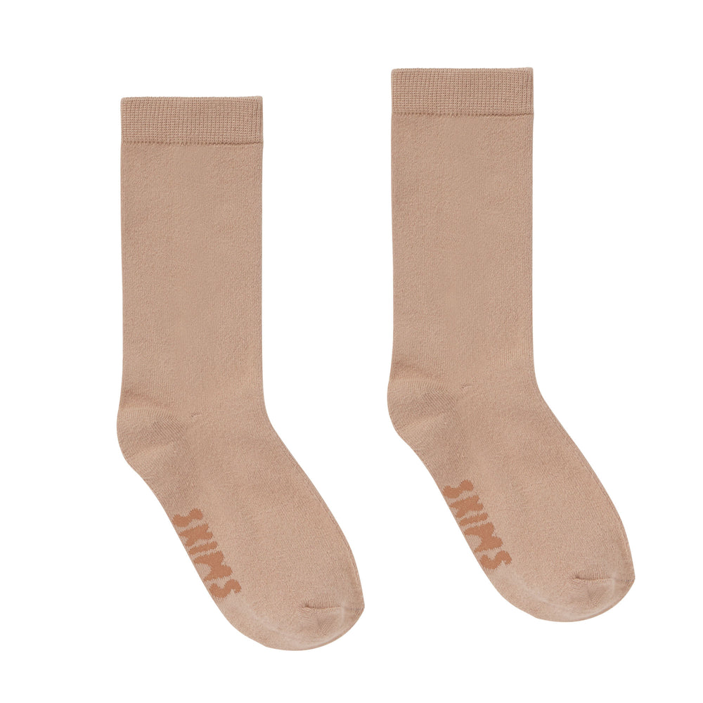 Skims EVERYDAY CREW Socks Clay | SLTP32064