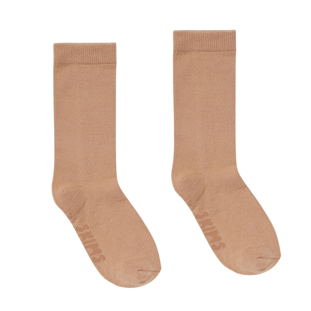 Skims EVERYDAY CREW Socks Ochre | CWJX96403