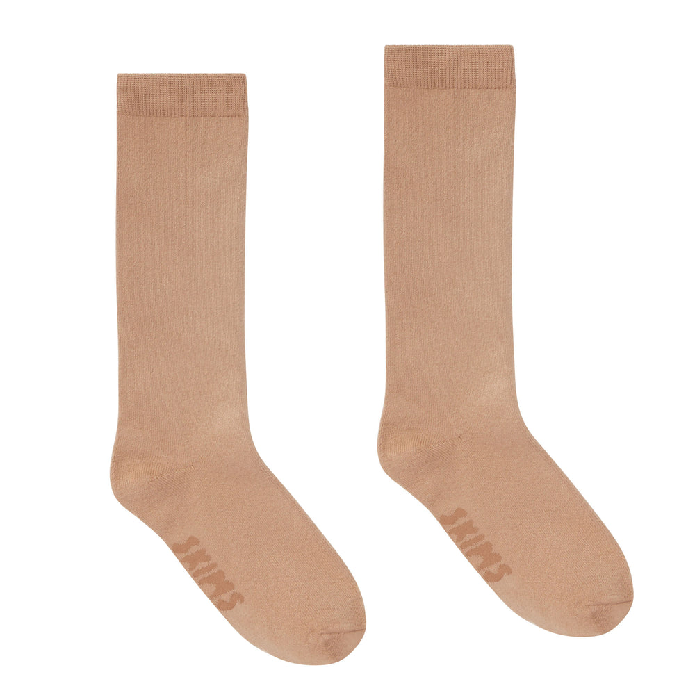 Skims EVERYDAY MID CALF Socks Ochre | ZIGH62981