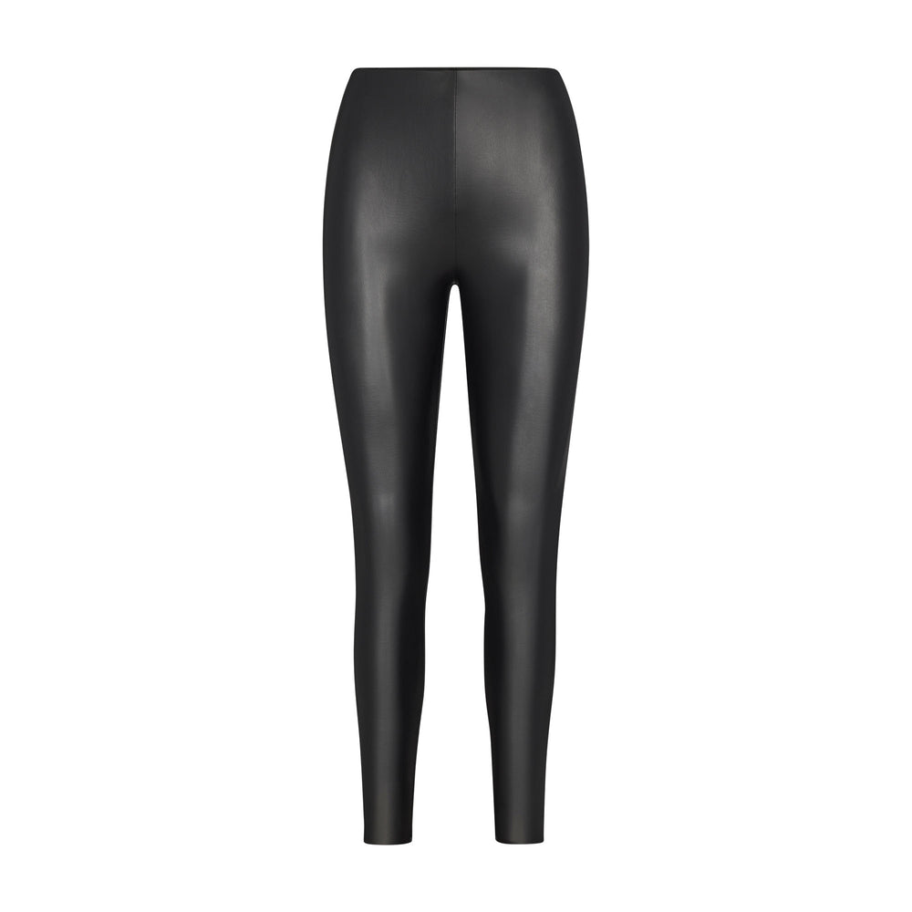 Skims FAUX LEATHER Leggings Onyx | ZIES73015