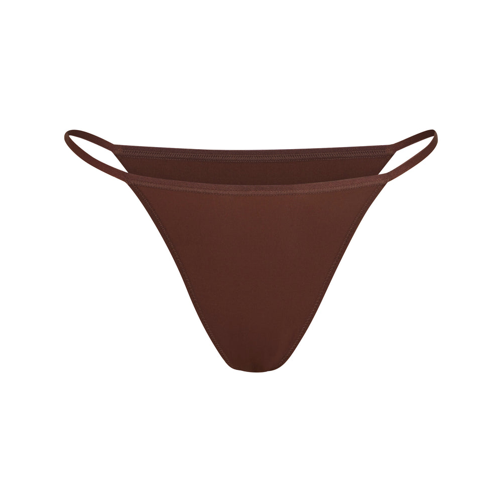 Skims FITS EVERYBODY CHEEKY STRING Bikini Cocoa | WFQJ36457