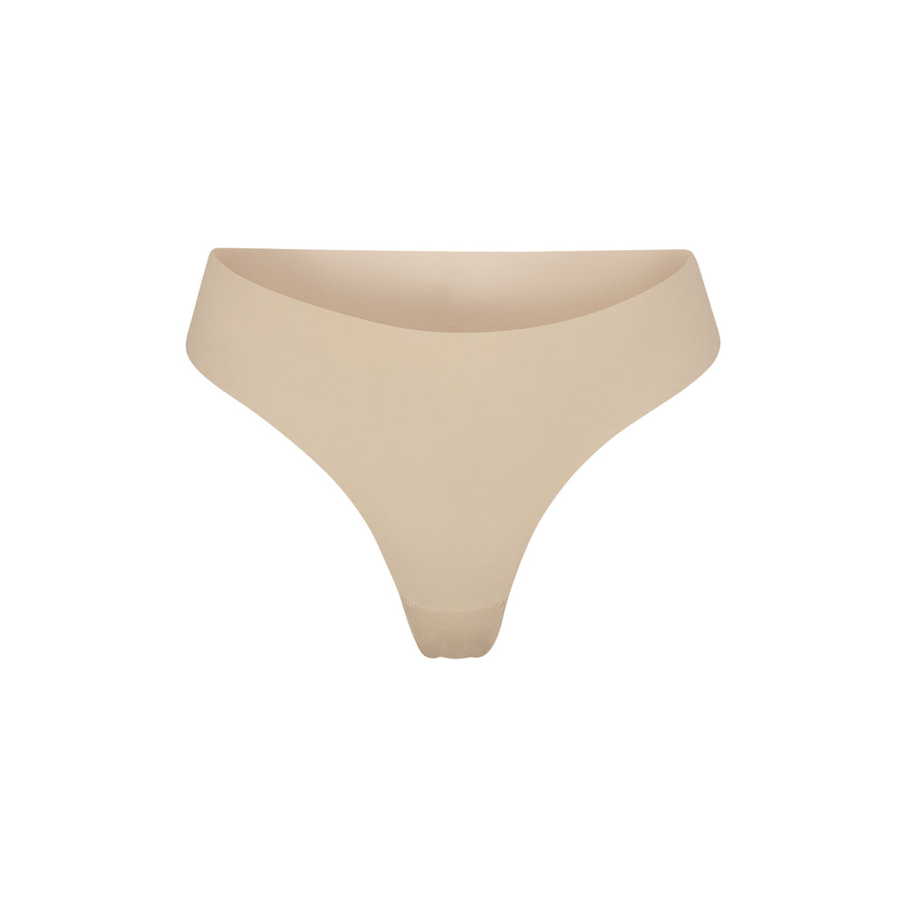 Skims FREE CUT MID WAIST Thong Sand | ILOK85164