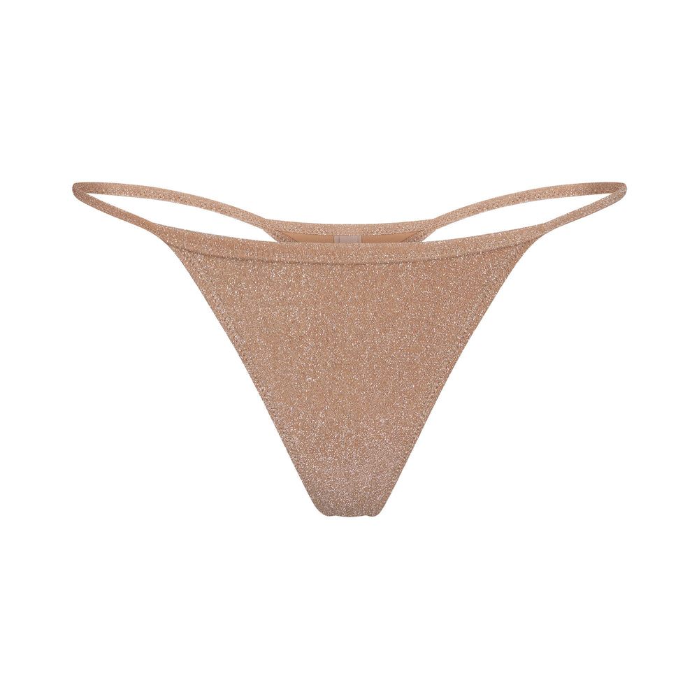 Skims GLITTER SWIM STRING Thong Sienna | SCKL96802