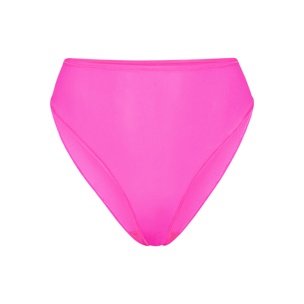 Skims JELLY SHEER CHEEKY Brief Neon Pink | STGM45629