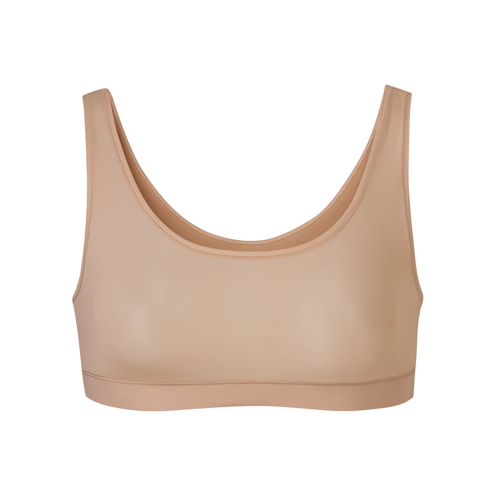 Skims JELLY SHEER SCOOP NECK Bralette Clay | NDSI52840