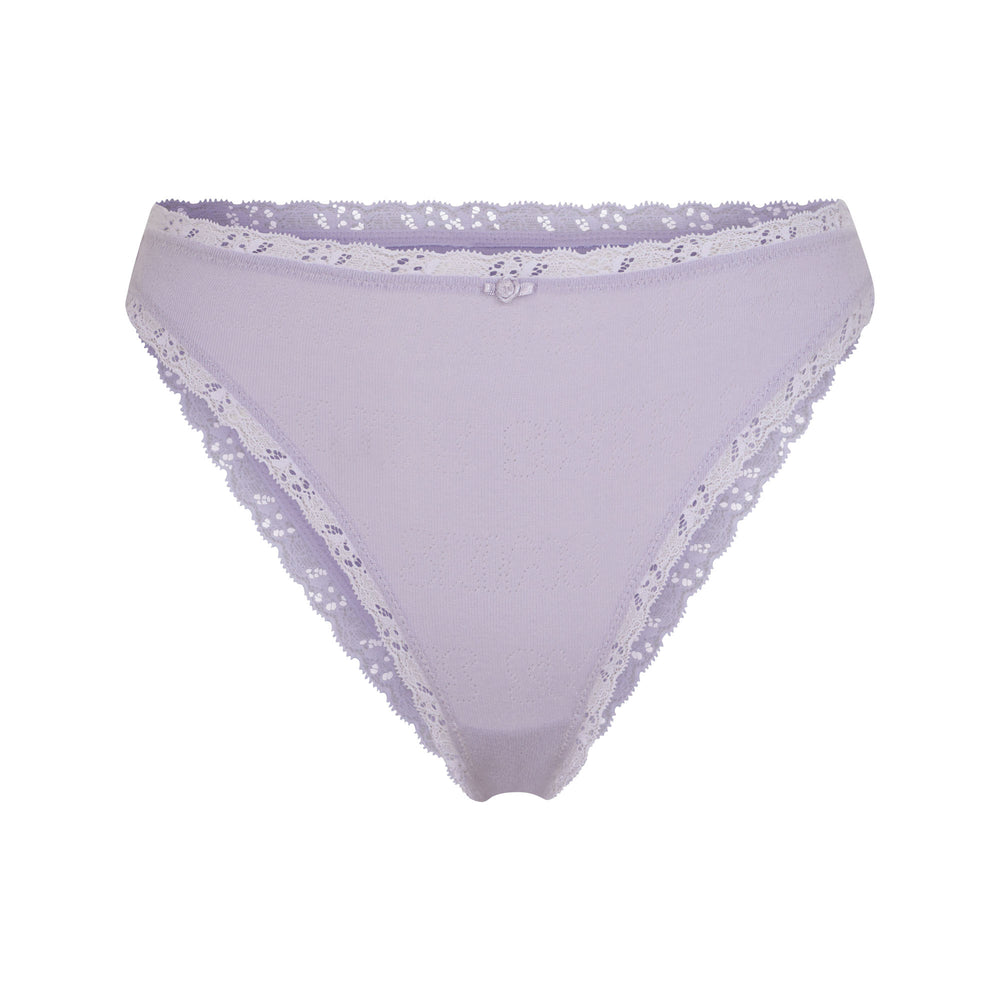 Skims LACE POINTELLE CHEEKY Brief Lavender | 2618RSAQW