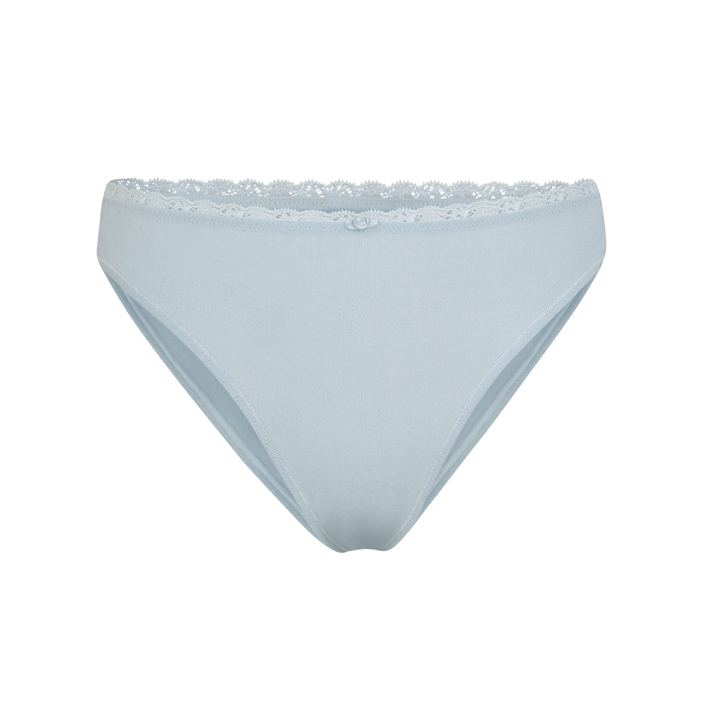 Skims LACE POINTELLE MID RISE Brief Sky | 8462MBKJO