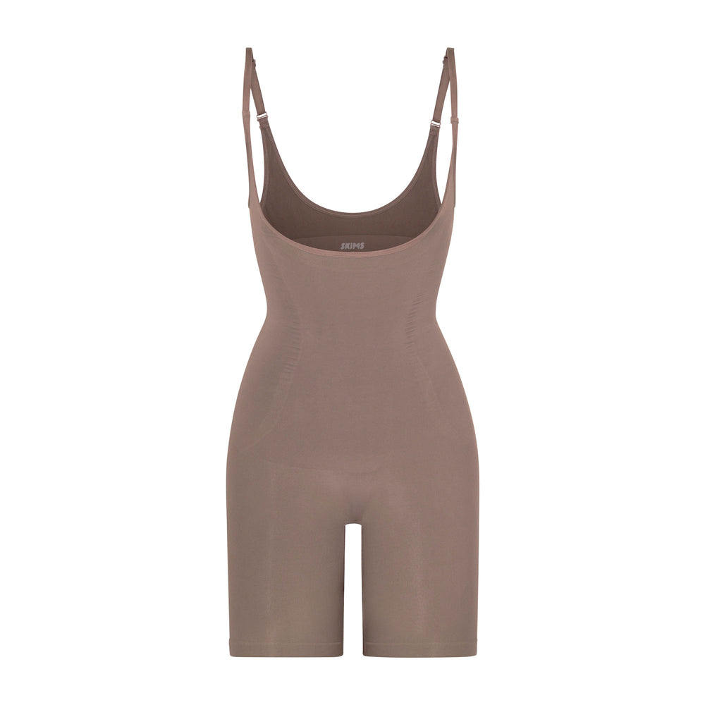 Skims OPEN BUST BODYSUIT W. OPEN GUSSET Bodysuit Umber | HGKJ27819