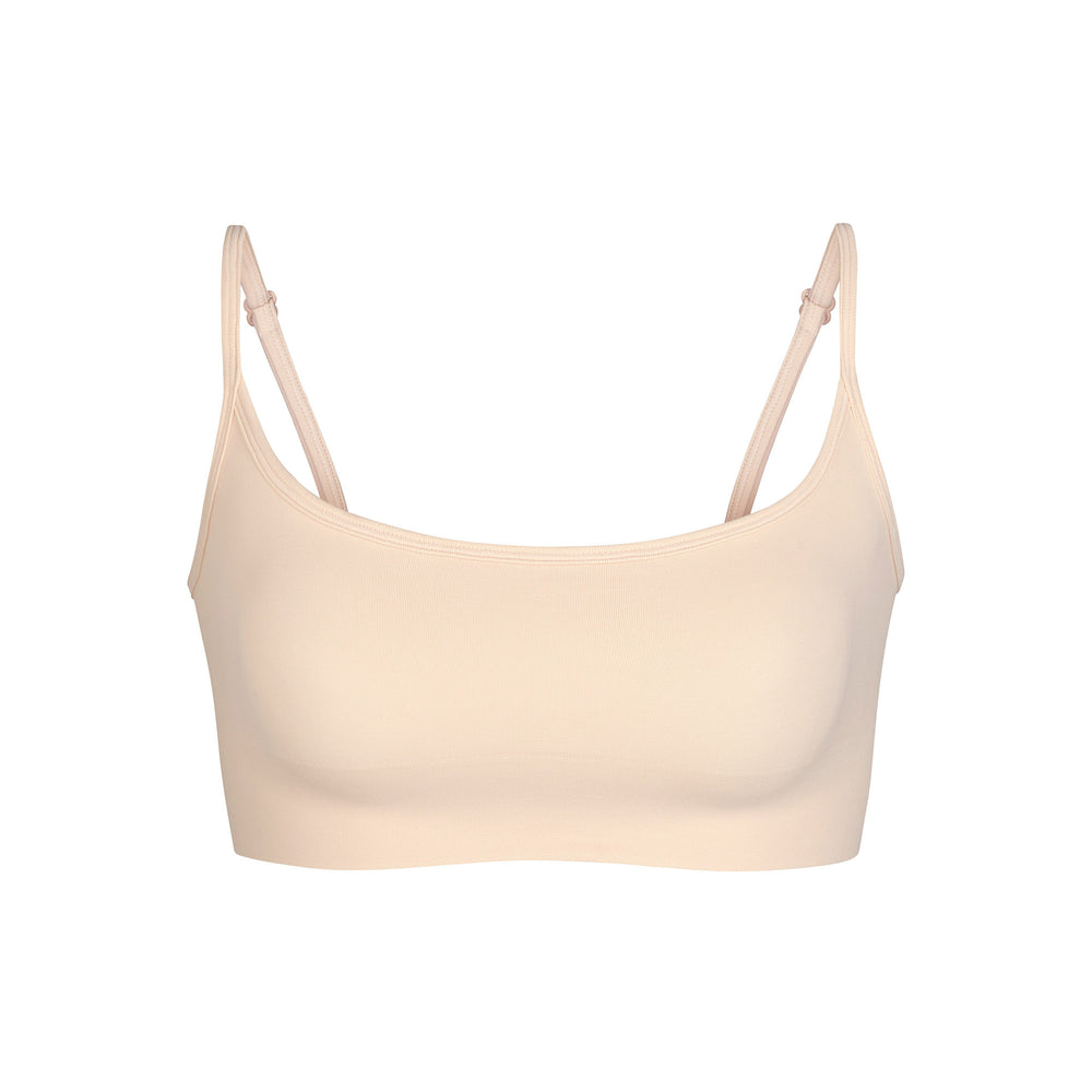 Skims SCULPTING SCOOP NECK Bralette Sand | UNLD71604