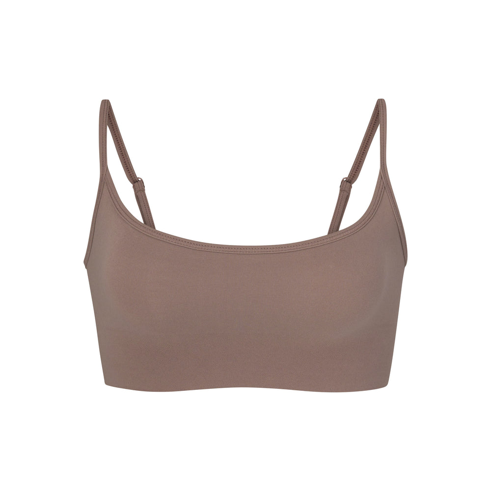 Skims SCULPTING SCOOP NECK Bralette Umber | UFZR97431