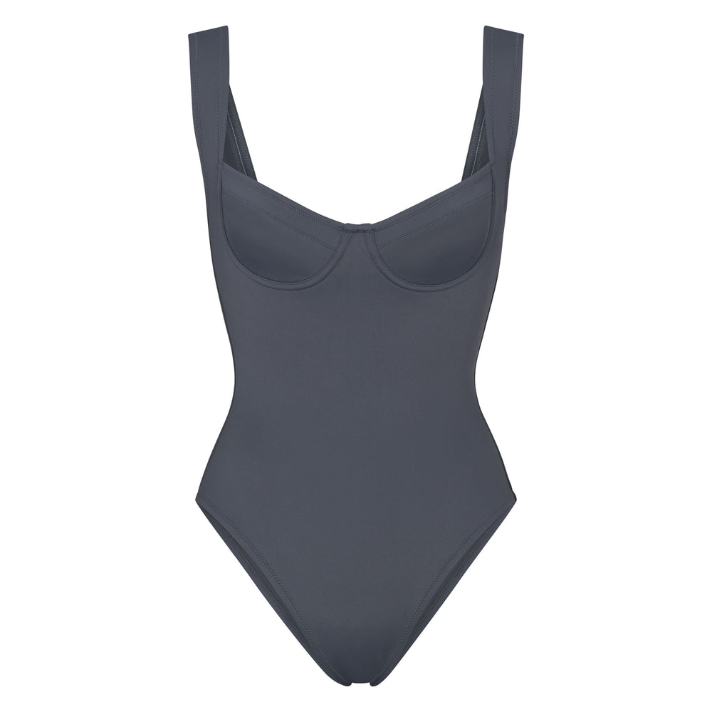 Skims SHAPING SWIM UNDERWIRE One Piece Gunmetal | JLAC19024