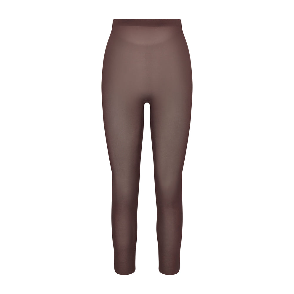 Skims SHEER SCULPT LOW BACK Leggings Cocoa | YRNL40391