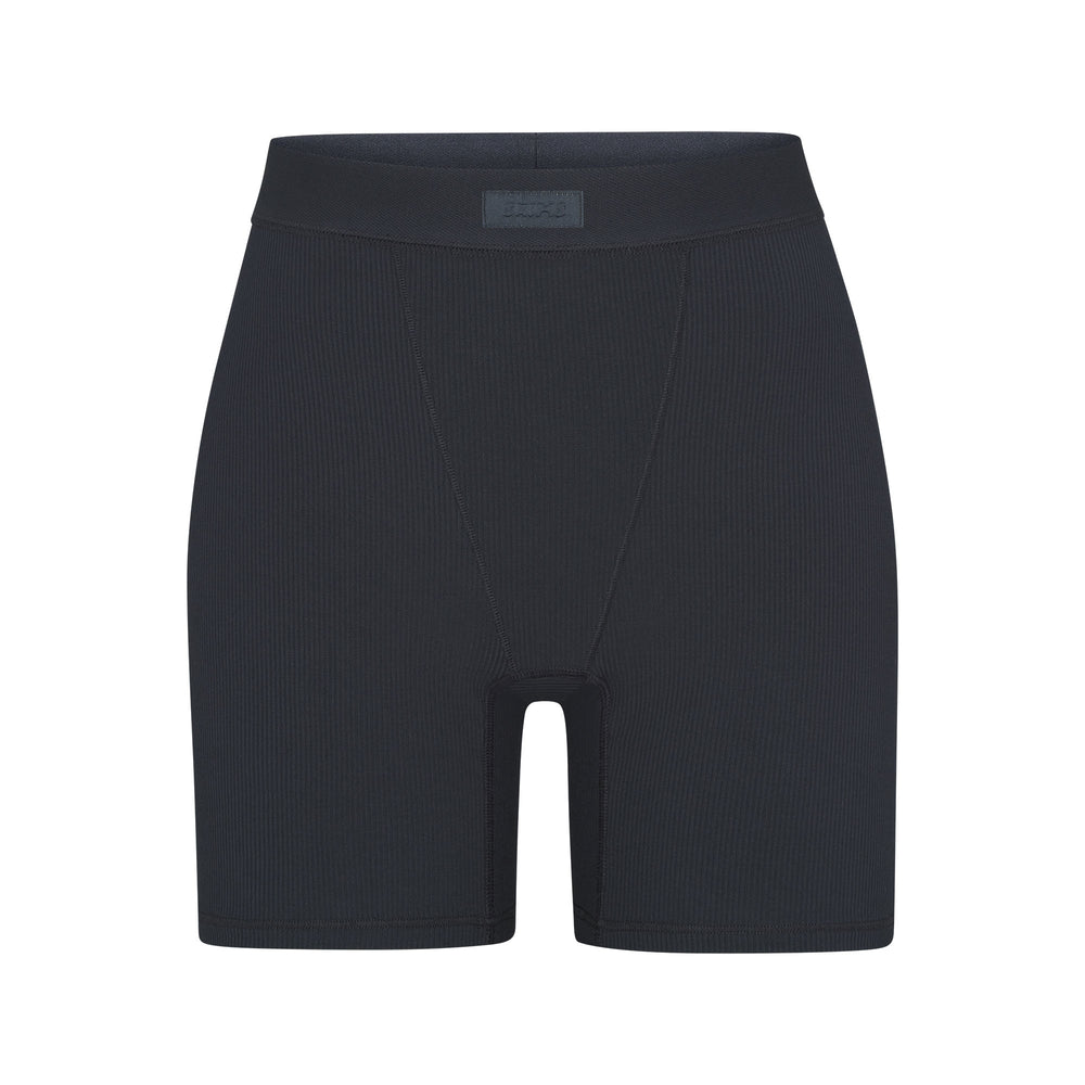 Skims SOFT LOUNGE Boxer Shorts Graphite | RLNA75182