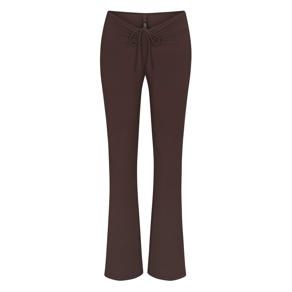 Skims SOFT LOUNGE RUCHED Pants Cocoa | QKOG10896