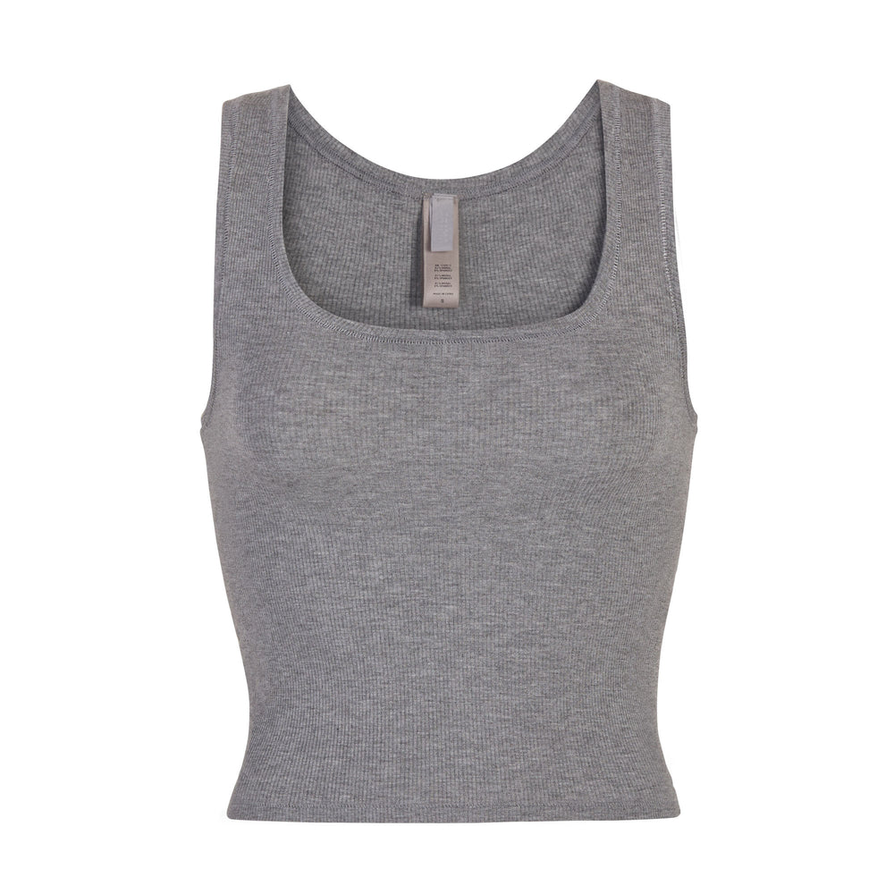 Skims SOFT LOUNGE Tank Heather Grey | DSFI26539