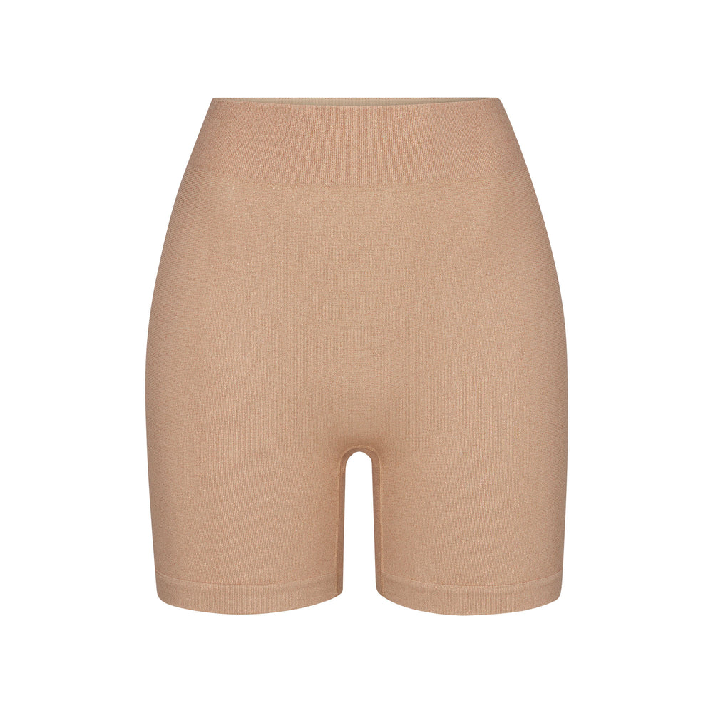 Skims SOFT SMOOTHING SHINE Shorts Clay | 8513NQFHY