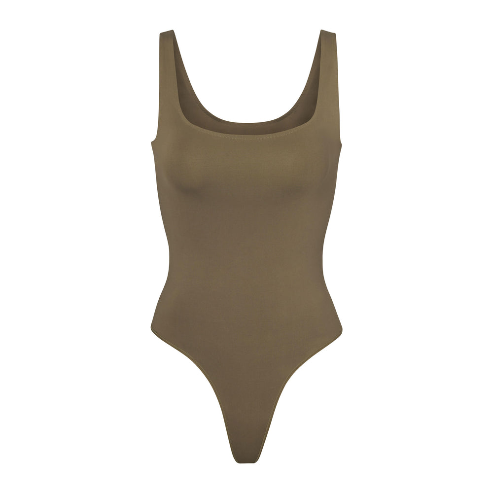 Skims SOFT SMOOTHING Thong Bodysuit Army Green | RKVI90864