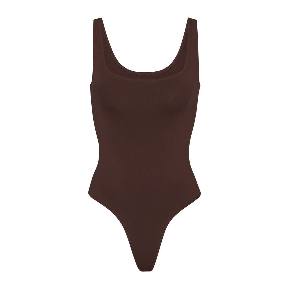 Skims SOFT SMOOTHING Thong Bodysuit Cocoa | VYQB68327