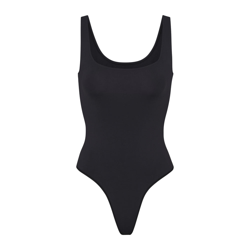 Skims SOFT SMOOTHING Thong Bodysuit Onyx | KAXD30825