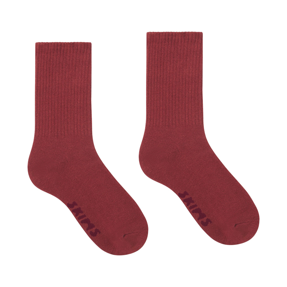 Skims SPORT CREW Socks Sangria | EBJV78349