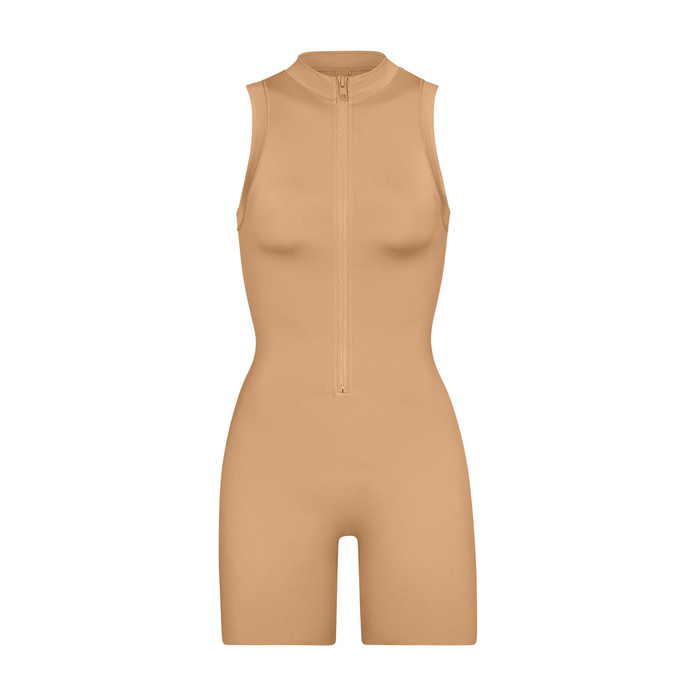 Skims SWIM MOCK NECK CYCLE SUIT One Piece Ochre | DTAO52681