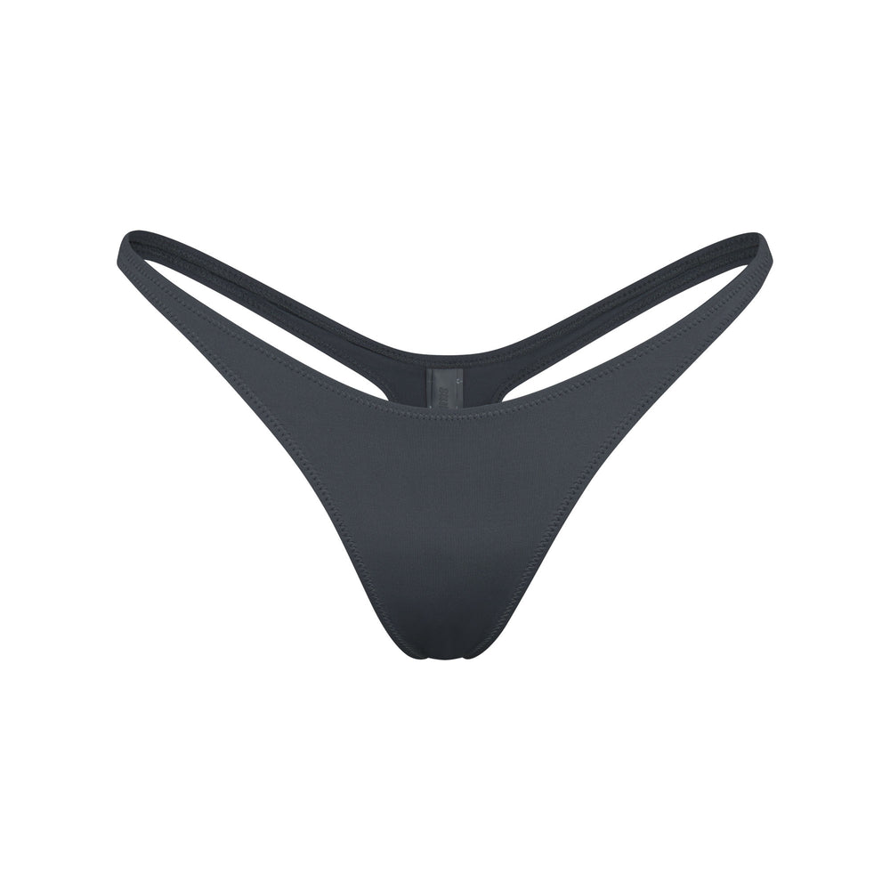 Skims SWIM Thong Gunmetal | FSJB73812