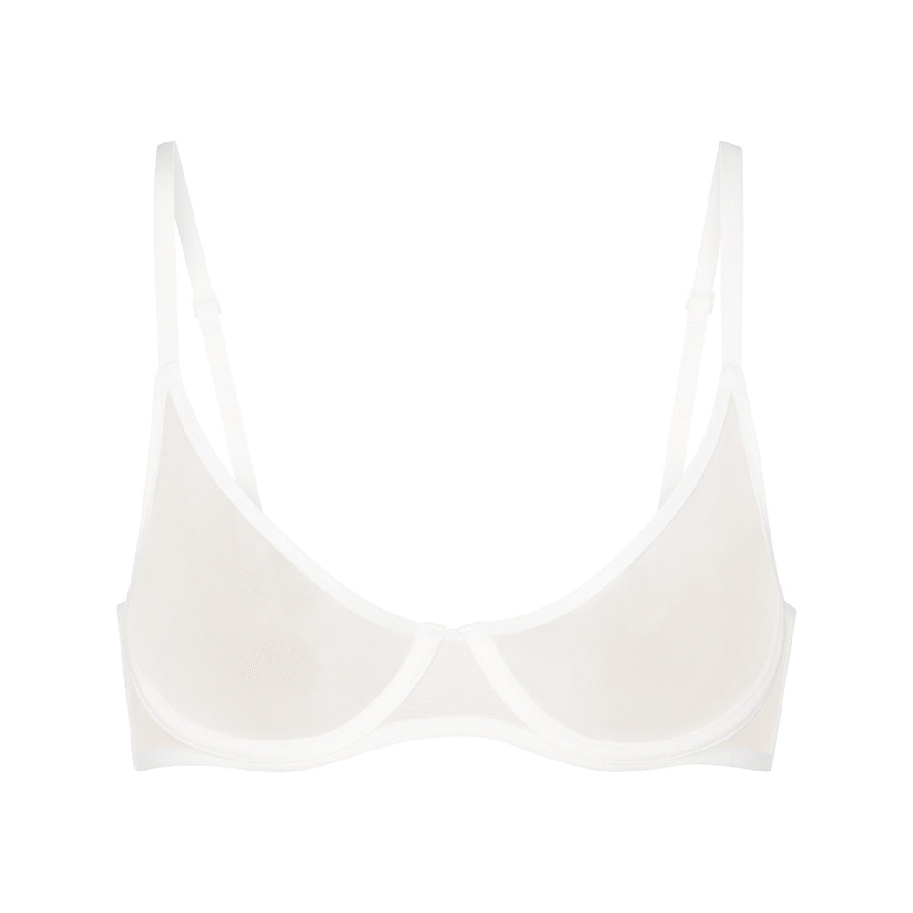 Skims ULTRA FINE MESH SCOOP Underwire Bra Marble | LXYN74805