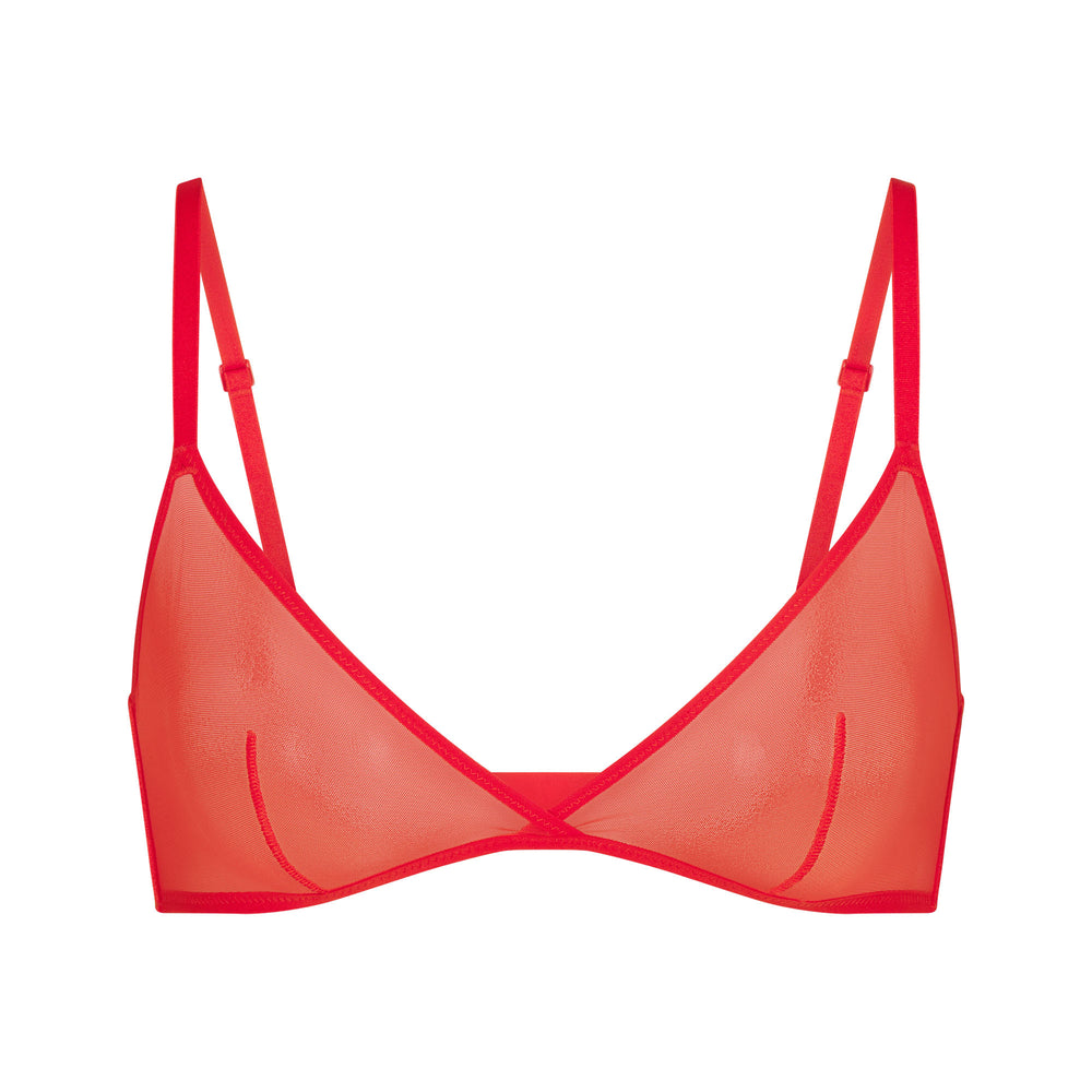 Skims ULTRA FINE MESH TRIANGLE Bralette Poppy | 3819KCTJA