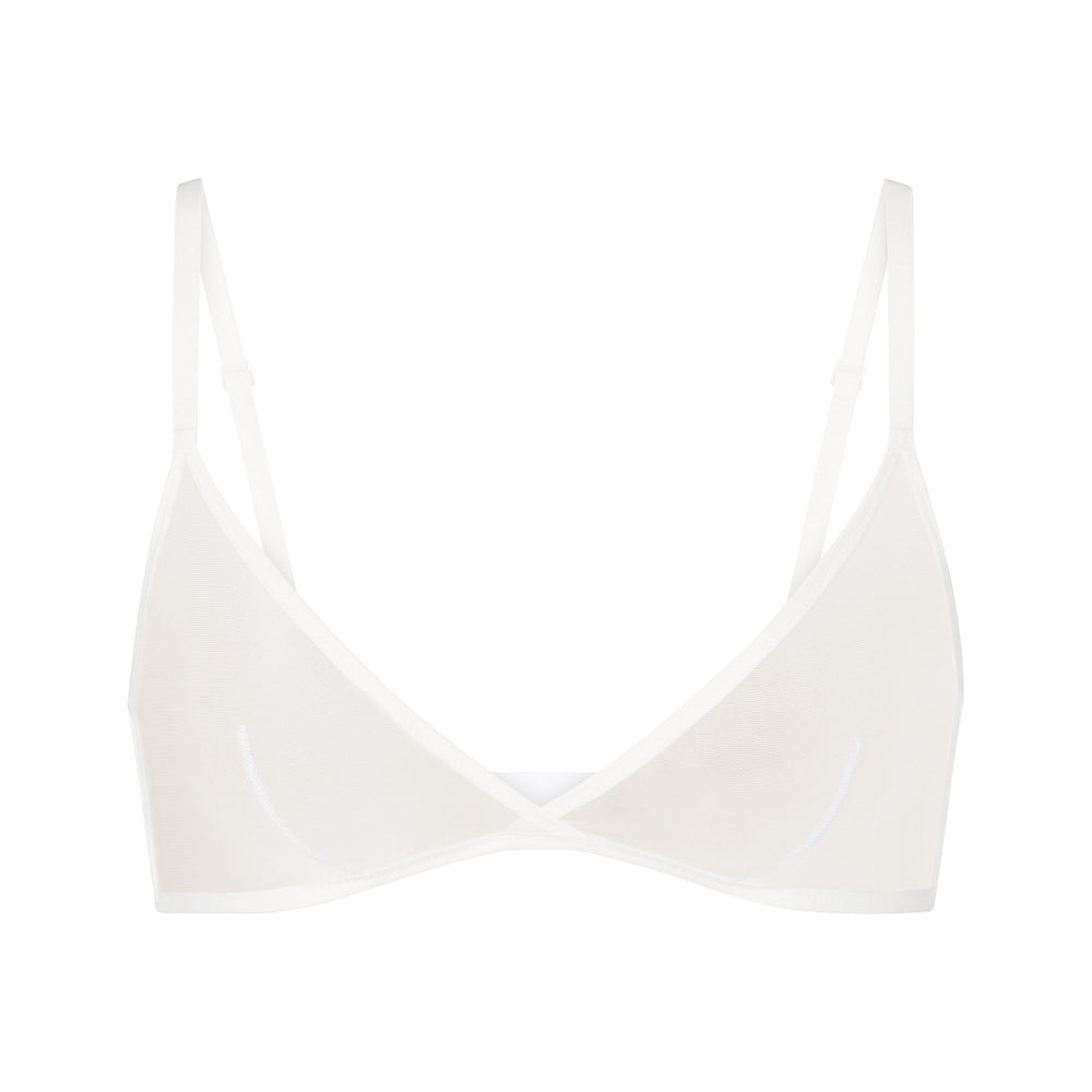 Skims ULTRA FINE MESH TRIANGLE Bralette Marble | 4612XMTEL