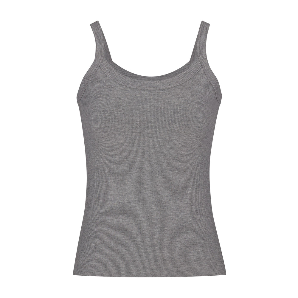 Skims UTILITY SPORT SCOOP Tank Heather Grey | OJQE78593