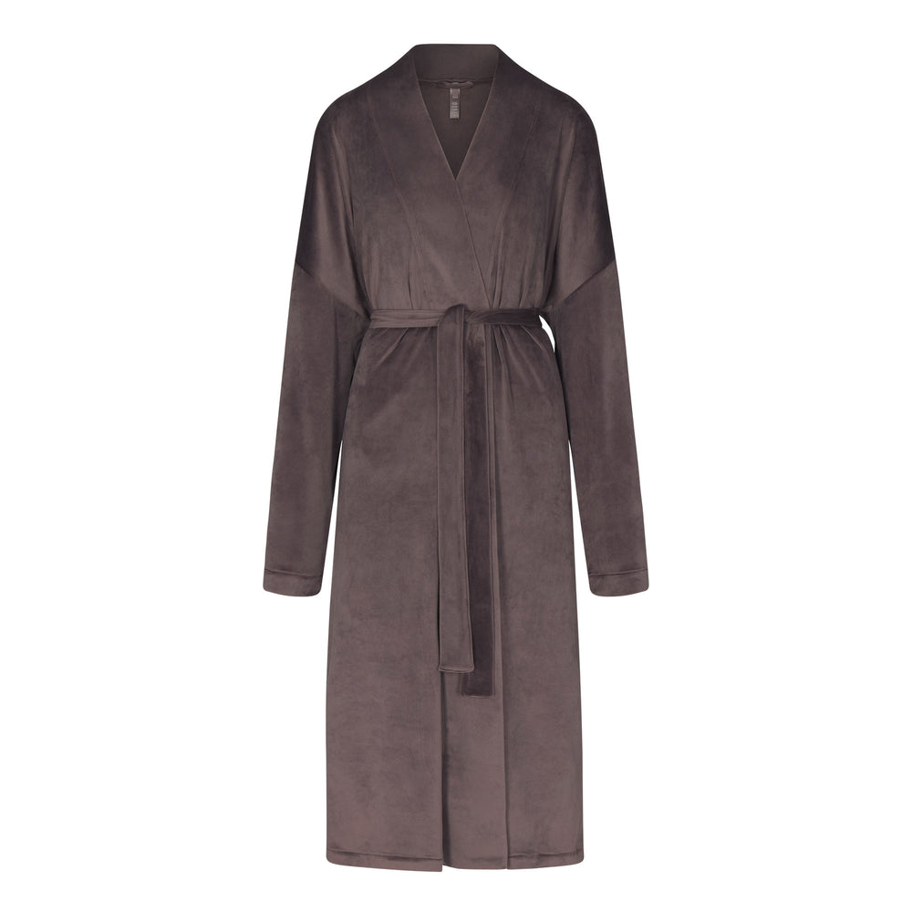 Skims VELOUR WRAP Robe Amethyst | HWIL50793