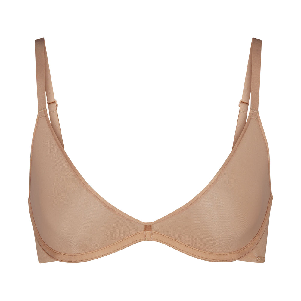 Skims WEIGHTLESS Scoop Neck Bra Clay | OSIJ81465