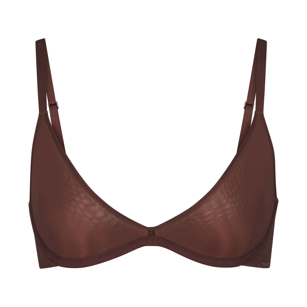 Skims WEIGHTLESS Scoop Neck Bra Cocoa | MSWI35479